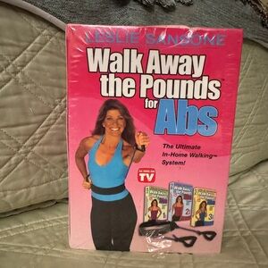 Leslie Sansone Walk Away the Pounds for Abs VHS 3 pack 3 Tape Set NIB